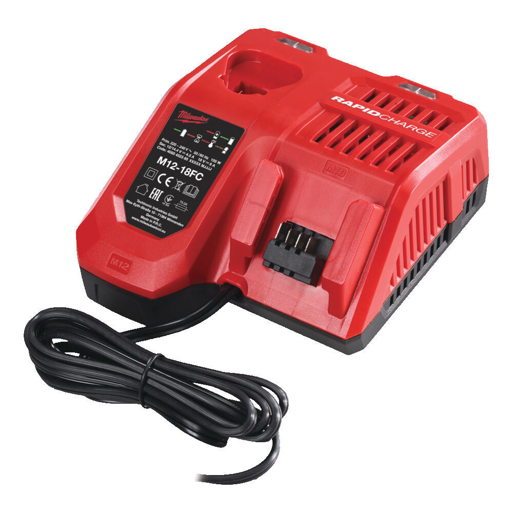 Milwaukee M18 FPP2AB2-502X Combiset FPD3 Slagboor en FSAG125X Haakse Slijper - 5.0Ah 18V in HD Box